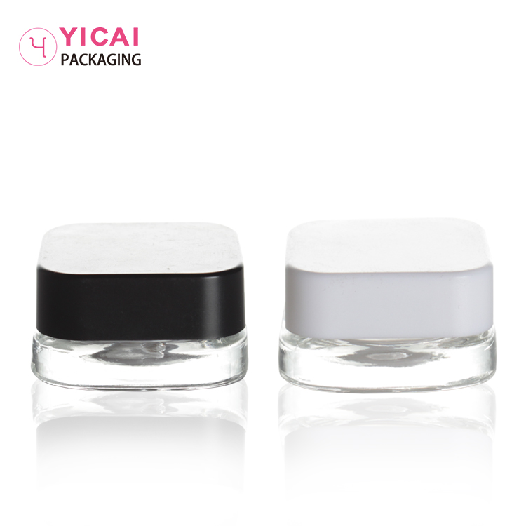 Luxury Cosmetic Glass Empty Cream Jar