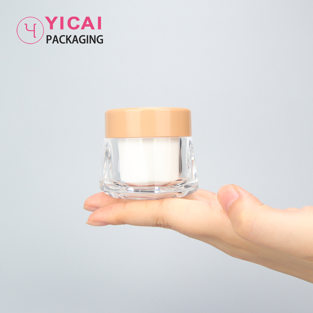 YC-G225005 Acrylic Skin Care Cream Jars Containers