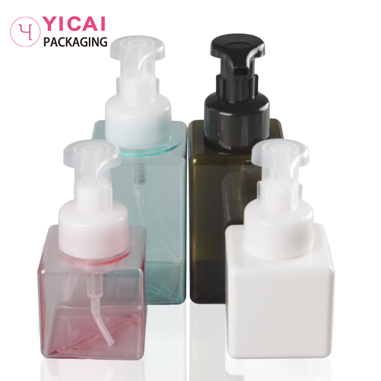 YC-R67 Square Shape PETG Lotion Foam Bottle