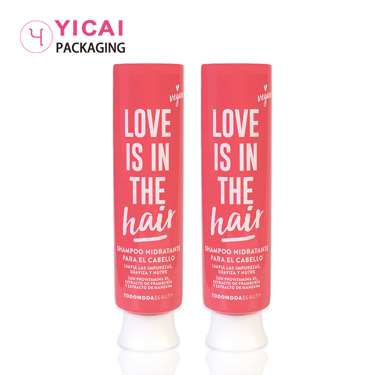 Hand Cream Clear frosted Tube packaging Plastic squeeze Tube Cosmetic